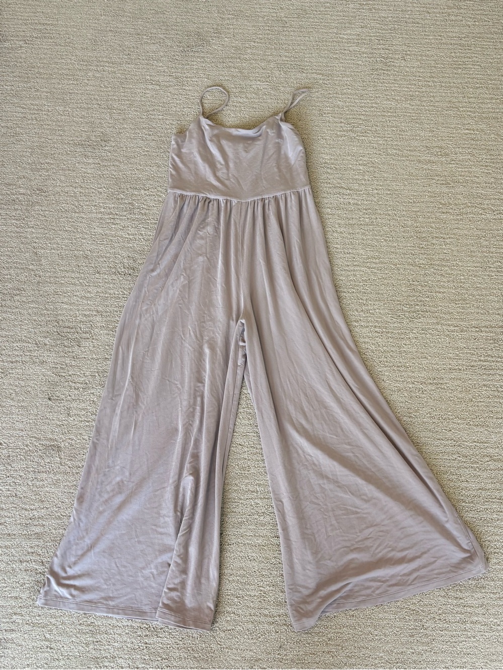 Wilfred Aritzia Dusty Mauve Purple Wide Leg Jumpsuit Women’s M - Picture 2 of 7